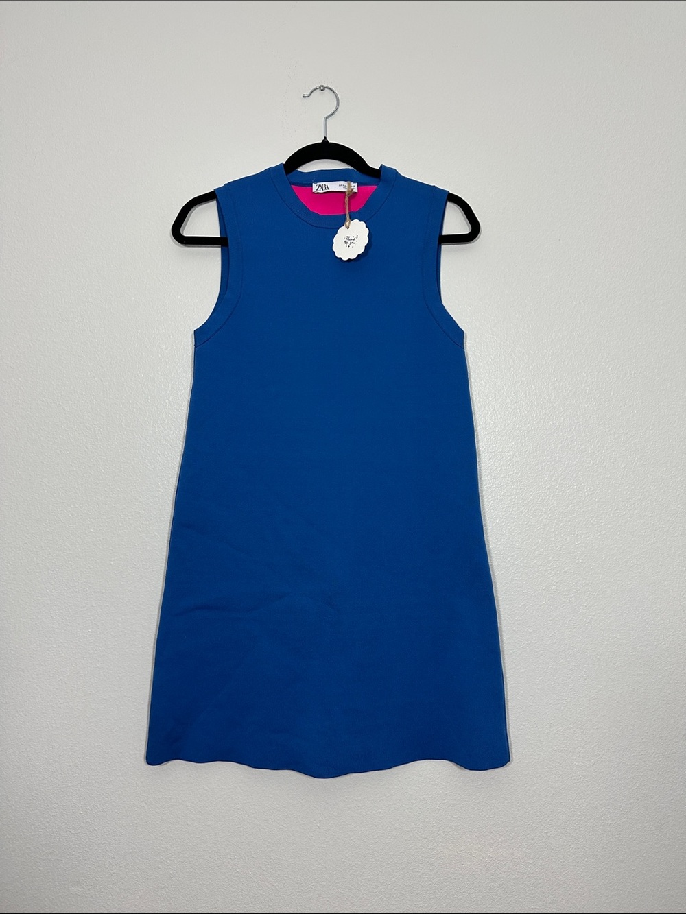 Zara Kids Cobalt Blue Sleeveless Shift Dress